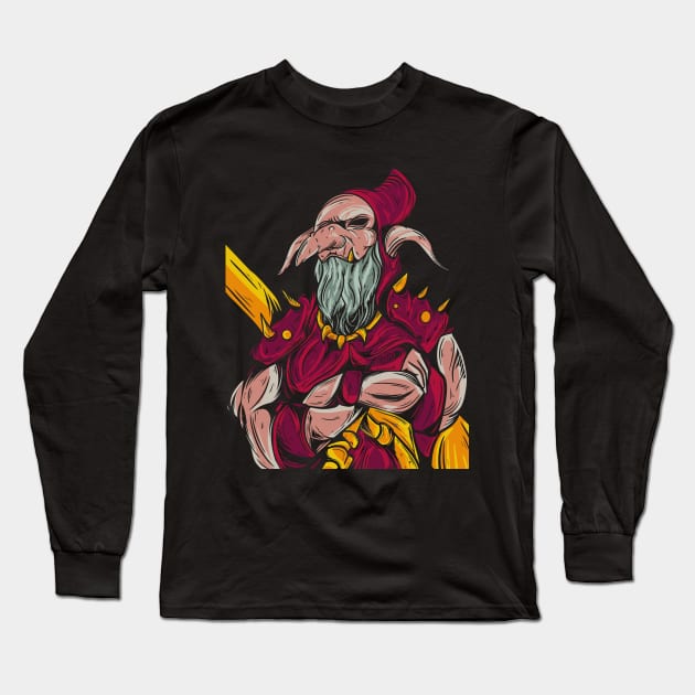 Gob red Long Sleeve T-Shirt by Karo Art